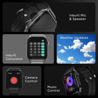 Fire‑Boltt Rise Smart Watch 1.85″ HD Display with Bluetooth Calling, AI Voice Assistant, Rotating Crown,SpO2 & Heart Rate Monitor