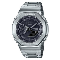 Casio G-Shock GM-B2100D-1ADR Stainless Steel Bezel Black Analog-Digital Dial Stainless Steel Solid Band Men's Watch Tough Solar Bluetooth G1270