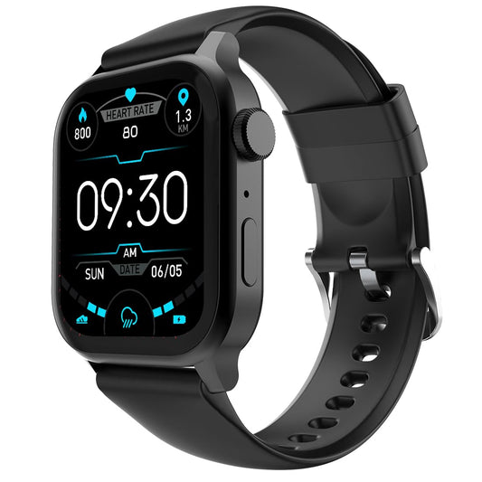 Fire‑Boltt Rise Smart Watch 1.85″ HD Display with Bluetooth Calling, AI Voice Assistant, Rotating Crown,SpO2 & Heart Rate Monitor