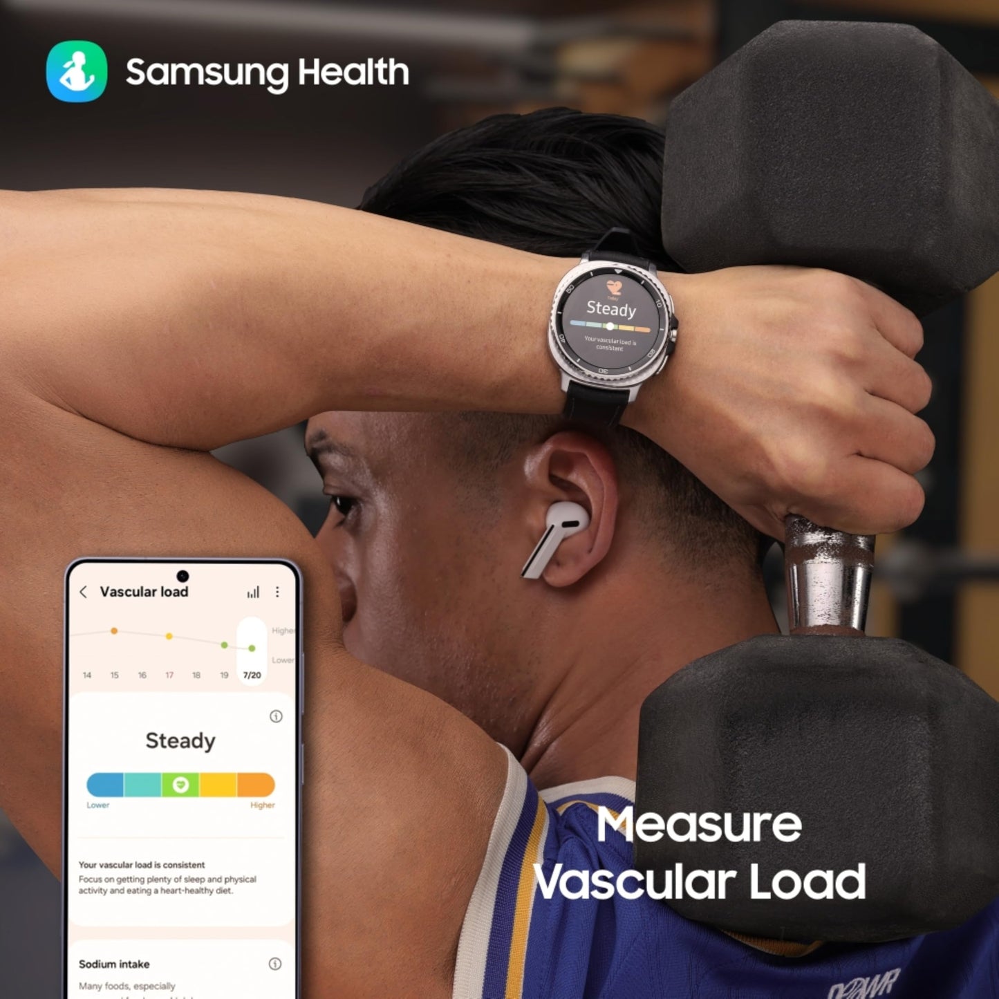 Samsung Galaxy Watch8 Classic (46mm LTE, Black) with 3nm Processor | Dual GPS | Sapphire Glass & Stainless Steel | 5ATM & IP68 | BP, ECG, IHRN & Vascular Load Monitoring | Anti-oxidant Index