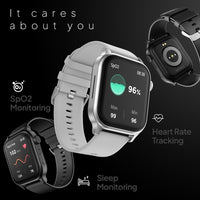 Fire‑Boltt Rise Smart Watch 1.85″ HD Display with Bluetooth Calling, AI Voice Assistant, Rotating Crown,SpO2 & Heart Rate Monitor