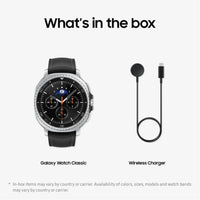 Samsung Galaxy Watch8 Classic (46mm LTE, Black) with 3nm Processor | Dual GPS | Sapphire Glass & Stainless Steel | 5ATM & IP68 | BP, ECG, IHRN & Vascular Load Monitoring | Anti-oxidant Index