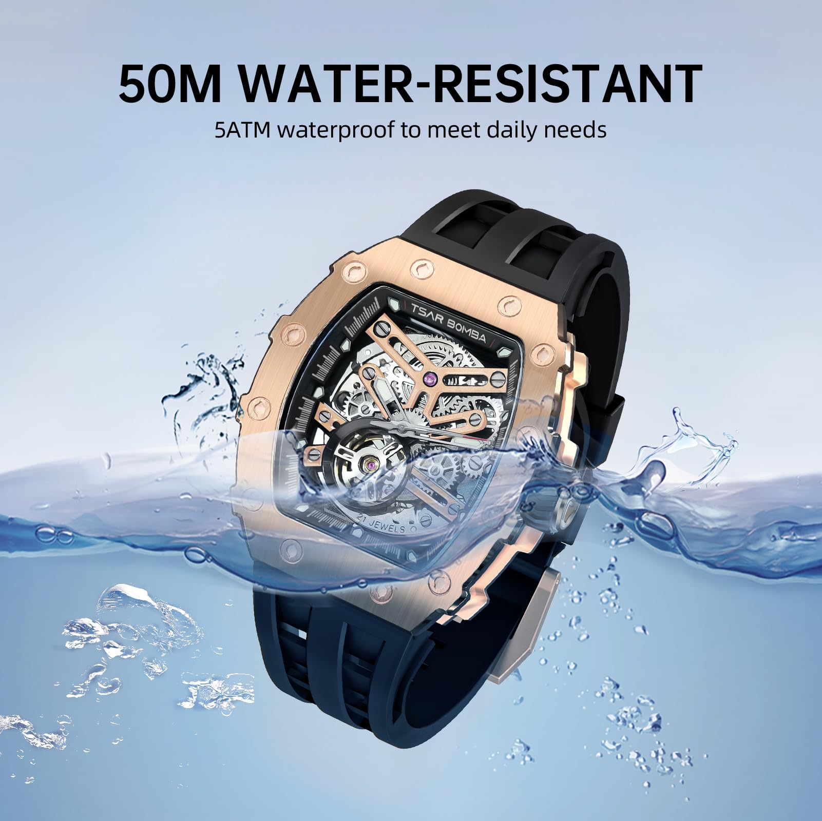 Tsar Bomba Luxury Men's Automatic Watch